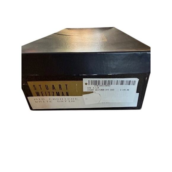 Stuart Weitzman Mid Corniche Satin Pumps 8.5 B – Ivory/White - Picture 10 of 10